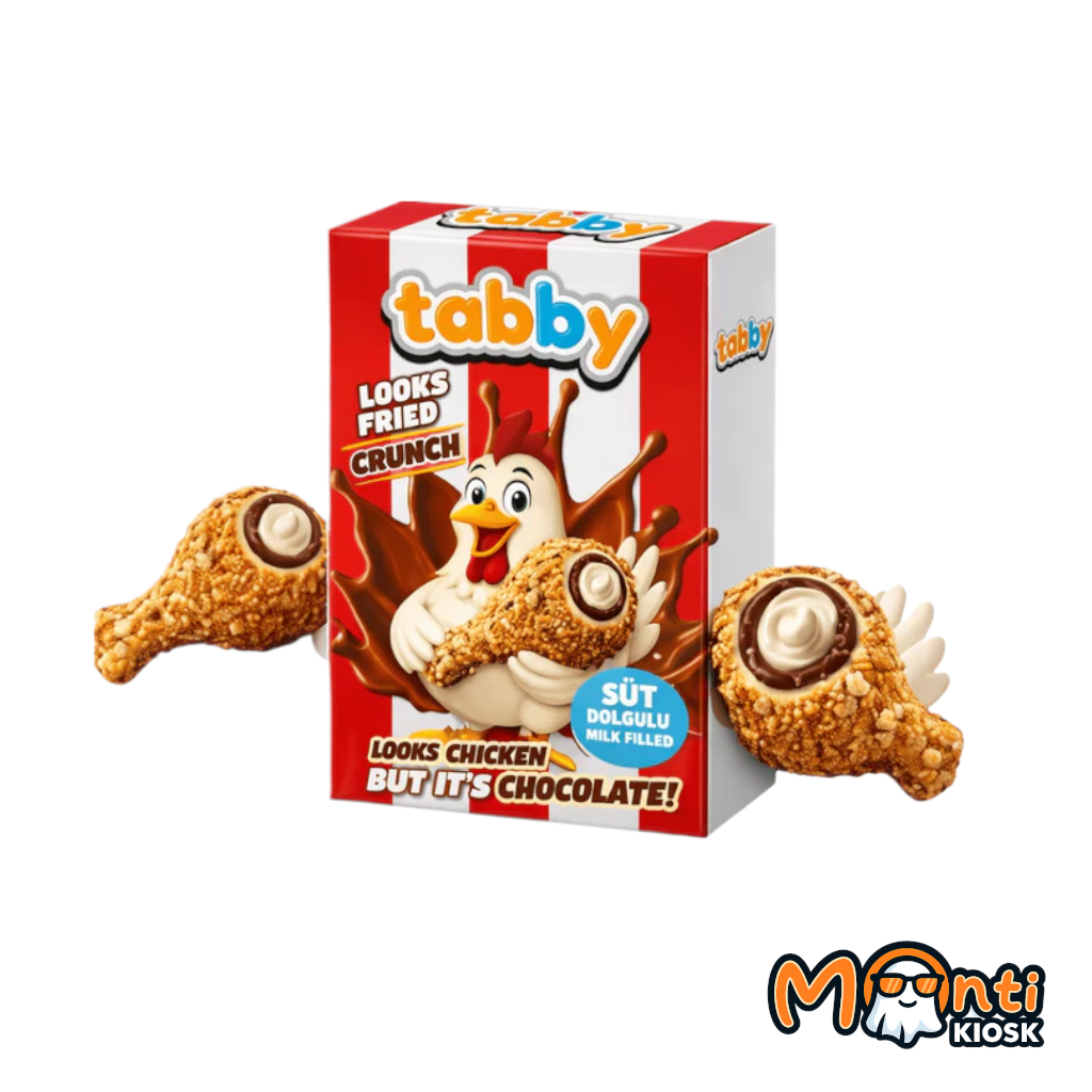 Tabby - Crunch Chocolate (Looks fried Chicken) 50g