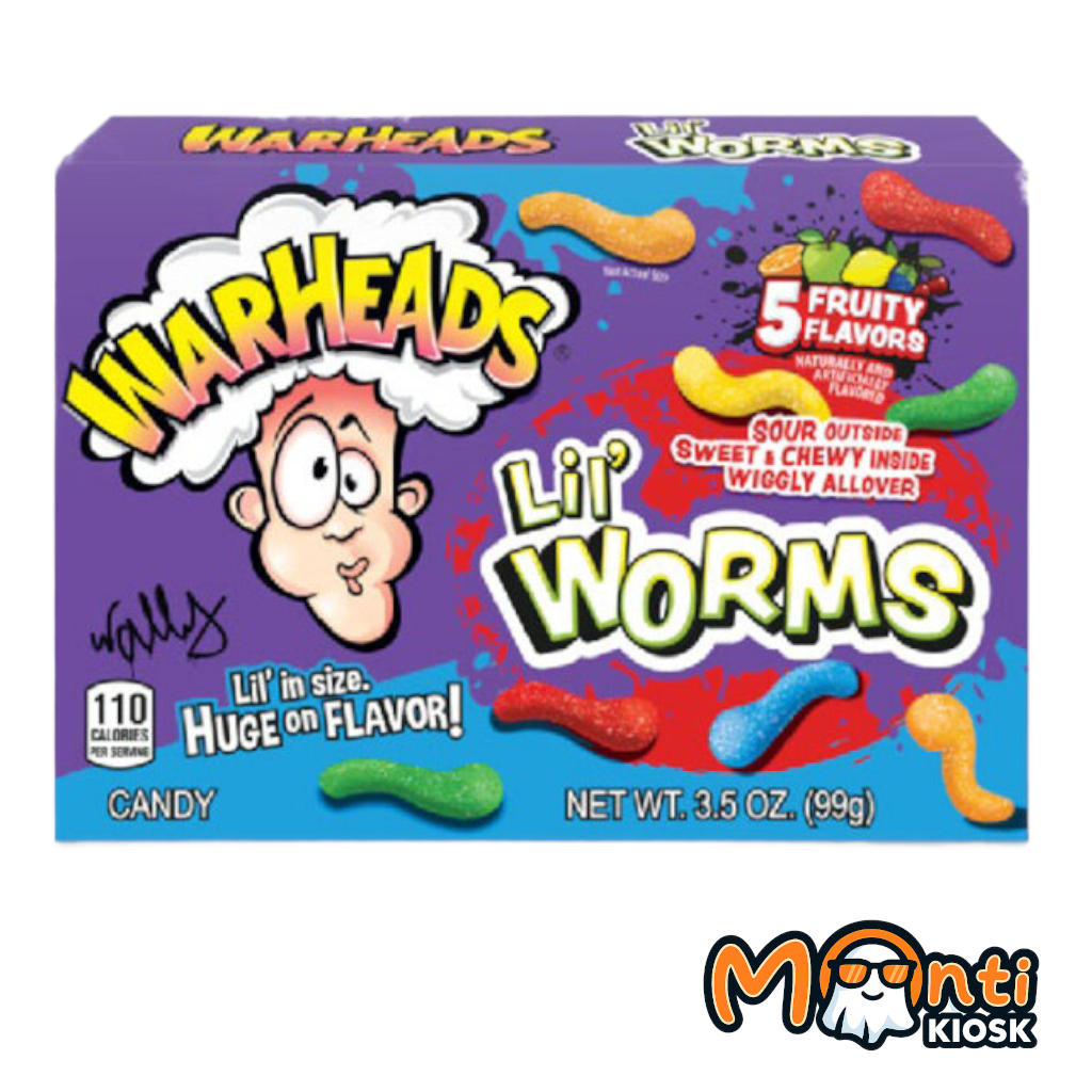 Warheads Lil' Sour Worms 99g