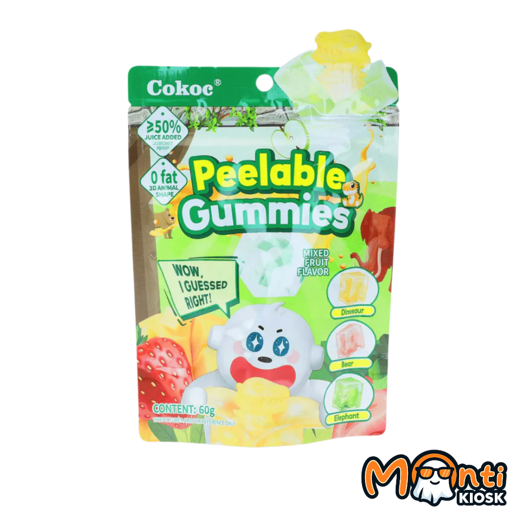 Cokoc - Peeling Soft Candy Mixed Fruit Flavour 75g
