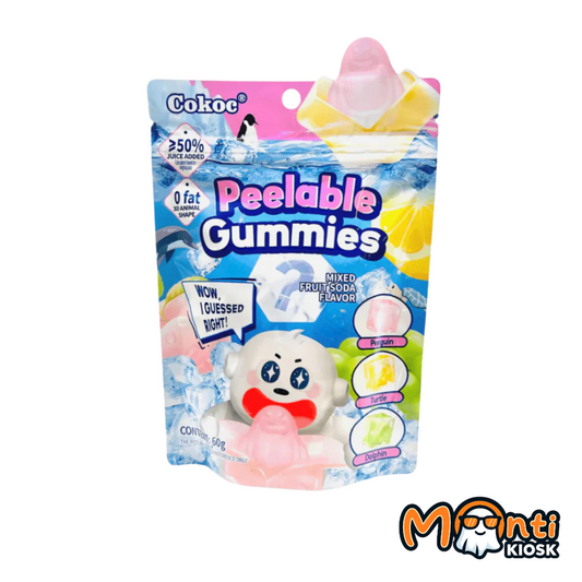 Cokoc - Peeling Soft Candy Mixed Fruit Soda Flavour 75g
