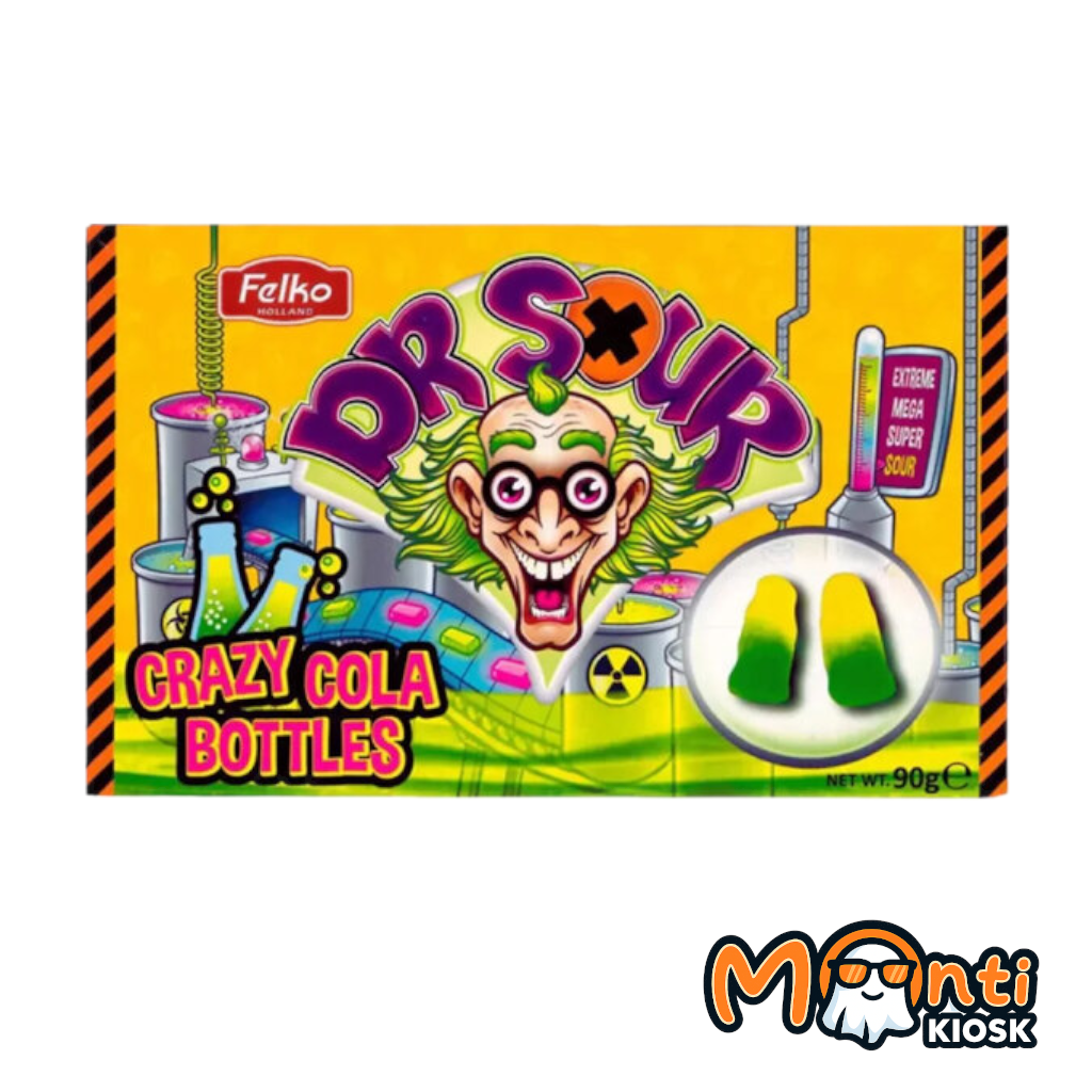 Dr. Sour Crazy Cola Bottles 90g