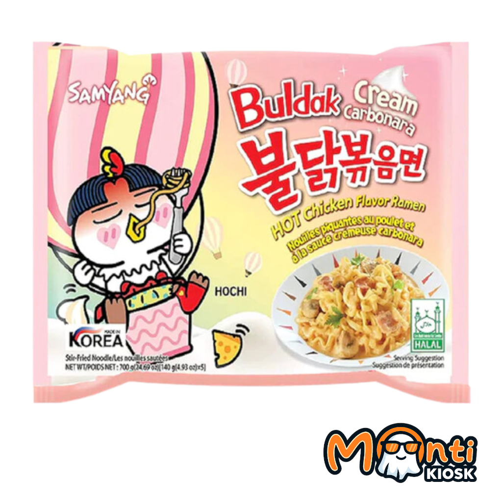 Samyang Buldak Cream Carbonara Hot Chicken Flavor Ramen 140g