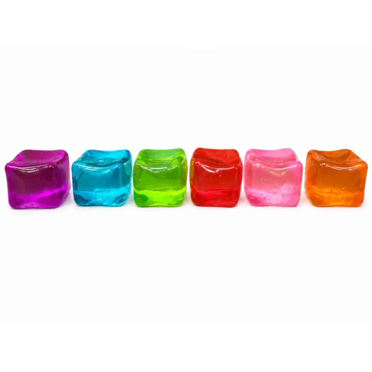 Mystery Cube Squishy – transparenter Eiswürfel-Squishy in Zufallsfarbe